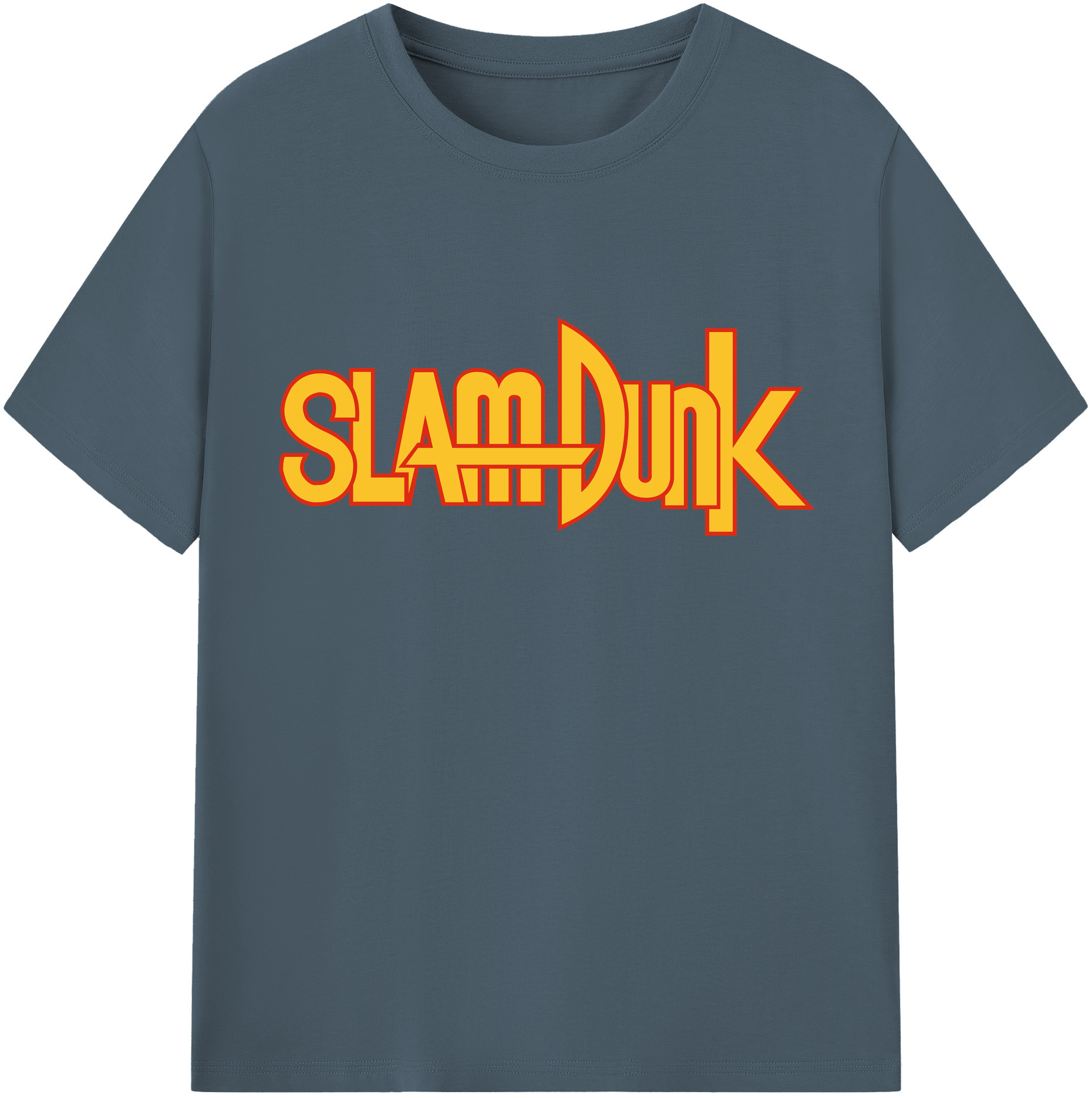 SLAM DUNK／スラムダンク 綿100％半袖Tシャツ（フロントプリント）